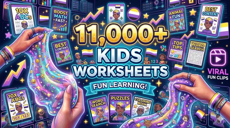 11,000+ Kids Worksheet Pack